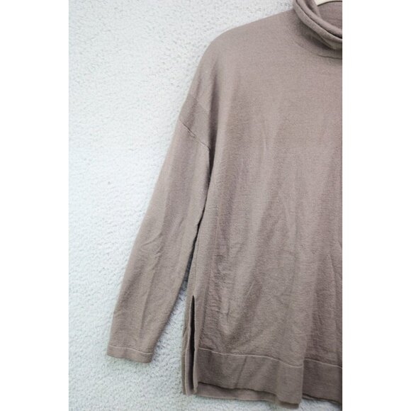 Garnet Hill 100% Merino Wool Long Sleeve Sweater-Size Small-Lagenlook-Minimalist - Picture 3 of 10